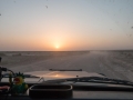 Zonsopgang in de woestijn