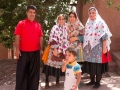 Bergdorpje met traditionele kleding