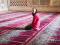 Bidden in de richting van Mekka